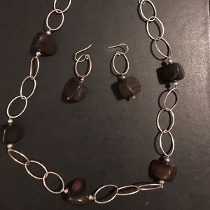 Matching Silpada necklace and earrings